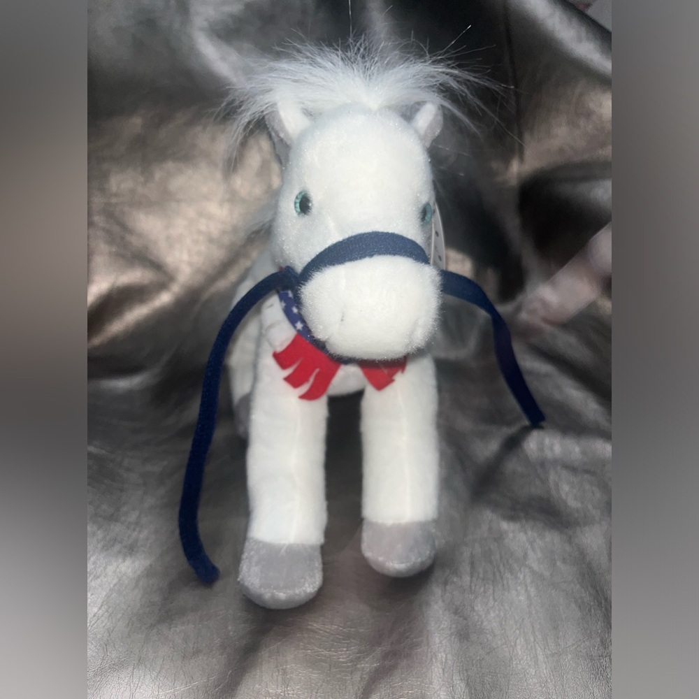 Lil Boot Barn- Boot Barn Exclusive-12” Americana White Horse-Never Used - Picture 6 of 7